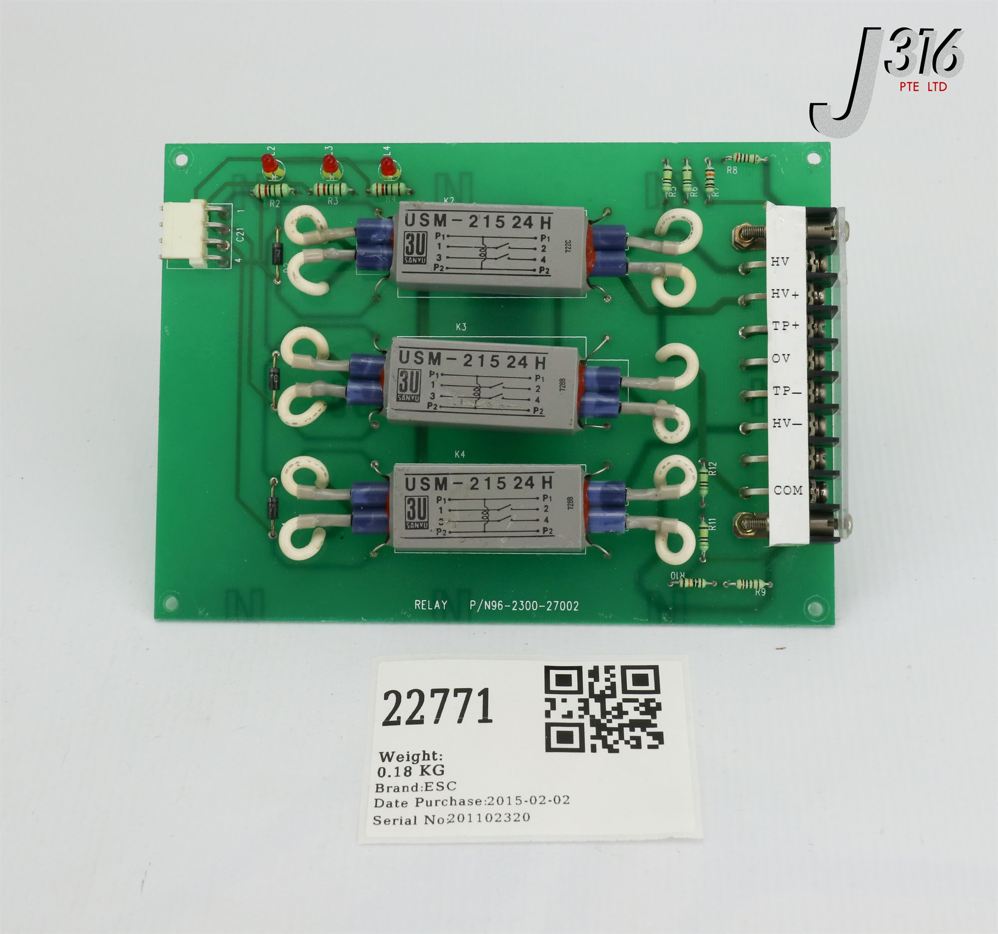 ん！！ 22771 ESC PCB, RELAY BOARD, USM-21524H 96-2300-27002 | eBay